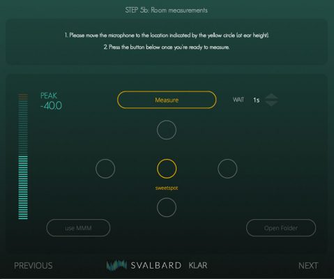 Svalbard KLAR setup - room measurement