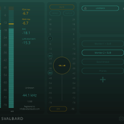 Svalbard Audio KLAR - virtual monitor controller and room correction software